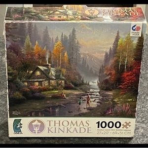 New~Thomas Kinkade~Weekend Retreat~1,000 Piece Puzzle‎